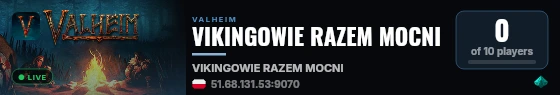 VIKINGOWIE RAZEM MOCNI live status badge