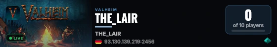 THE_LAIR live status badge