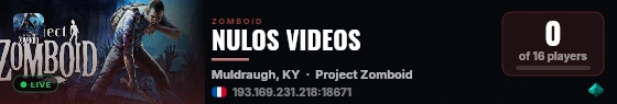 NULOS VIDEOS live status badge