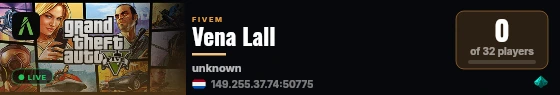 Vena Lall live status badge
