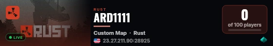 ARD1111 live status badge