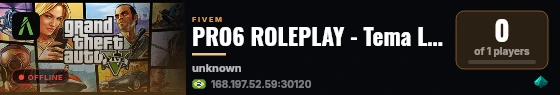PRO6 ROLEPLAY - Tema Los Angeles live status badge