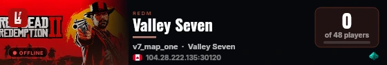 Valley Seven live status badge