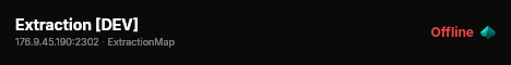 Extraction [DEV] live status badge