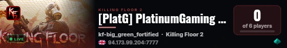 [PlatG] PlatinumGaming - Zedternal live status badge