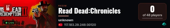 Read Dead:Chronicles live status badge