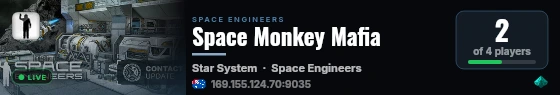 Space Monkey Mafia live status badge