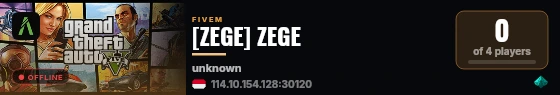 [ZEGE] ZEGE live status badge