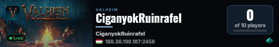CiganyokRuinrafel live status badge