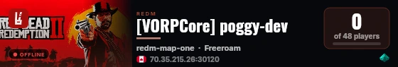 [VORPCore] poggy-dev live status badge