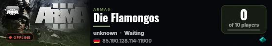 Die Flamongos live status badge