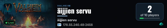 äijjien servu live status badge