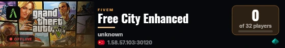 Free City Enhanced live status badge
