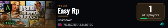 Easy Rp live status badge