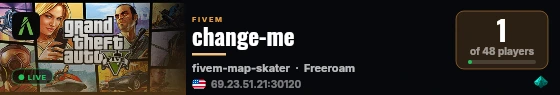 change-me live status badge