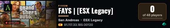 FAYS | [ESX Legacy] live status badge