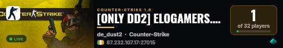 [ONLY DD2] ELOGAMERS.COM [NOCNY SVIP][SKINY][LECZENIE] live status badge