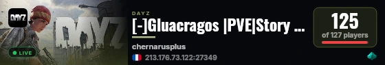 [-]Gluacragos |PVE|Story Mode|Custom Events live status badge