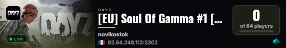 [EU] Soul Of Gamma #1 [PvE/Zone PvP|Custom Gun|Custom Outfit| live status badge