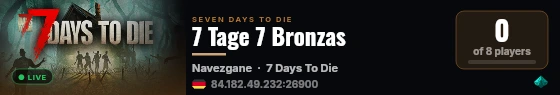 7 Tage 7 Bronzas live status badge