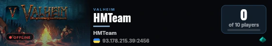 HMTeam live status badge