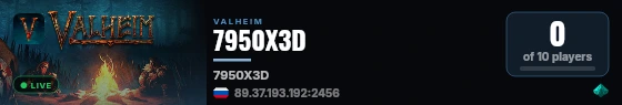 7950X3D live status badge