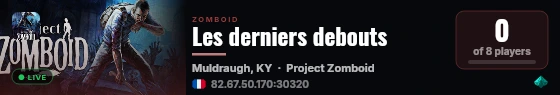 Les derniers debouts live status badge