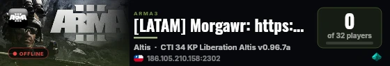 [LATAM] Morgawr: https://discord.gg/D4d3d3ekce live status badge