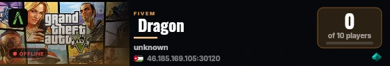  Dragon  live status badge