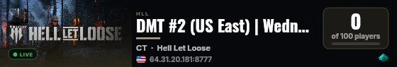 DMT #2 (US East) | Wednesday Mashup | discord.gg/DMTTournament live status badge