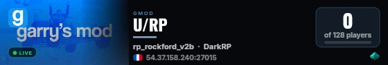 U/RP live status badge