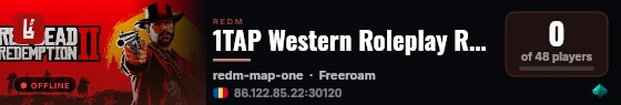 1TAP Western Roleplay ROMANIA live status badge