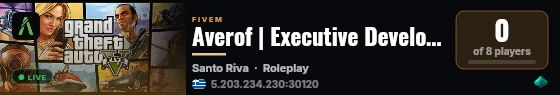 Averof | Executive Development live status badge