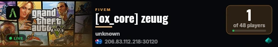 [ox_core] zeuug live status badge