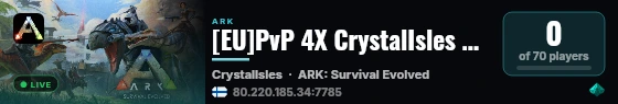 [EU]PvP 4X CrystalIsles Cross No Wipe StackX10 Cluster - (v361. live status badge