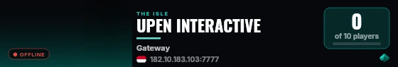 UPEN INTERACTIVE live status badge