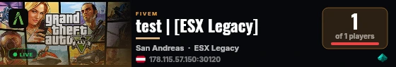test | [ESX Legacy] live status badge