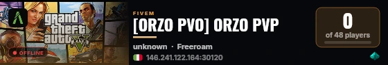 [Orzo pvp] ORZO PVP live status badge