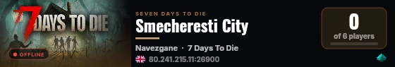 Smecheresti City live status badge
