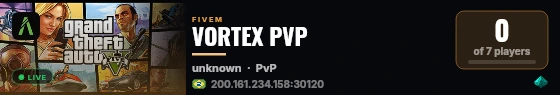 VORTEX PVP live status badge