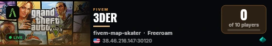 3DER live status badge