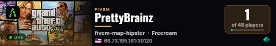 PrettyBrainz live status badge