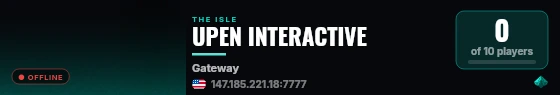 UPEN INTERACTIVE live status badge