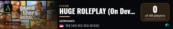 HUGE ROLEPLAY (On Development) live status badge