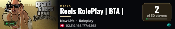 Reels RolePlay | BTA | live status badge