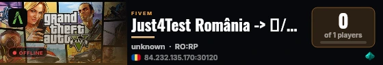Just4Test România -> ✮/getbonus✮ ^7 live status badge