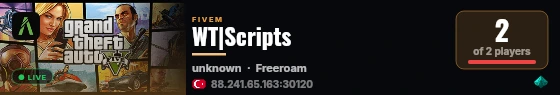 WT|Scripts live status badge