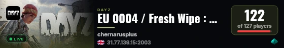 EU 0004 / Fresh Wipe : More Loot / Active Admins live status badge