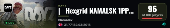 |   Hexgrid NAMALSK 1PP | BBP | HELI | EVENTS | LOOT+ live status badge