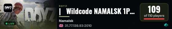 |   Wildcode NAMALSK 1PP | BBP | HELI | EVENTS | LOOT+ live status badge